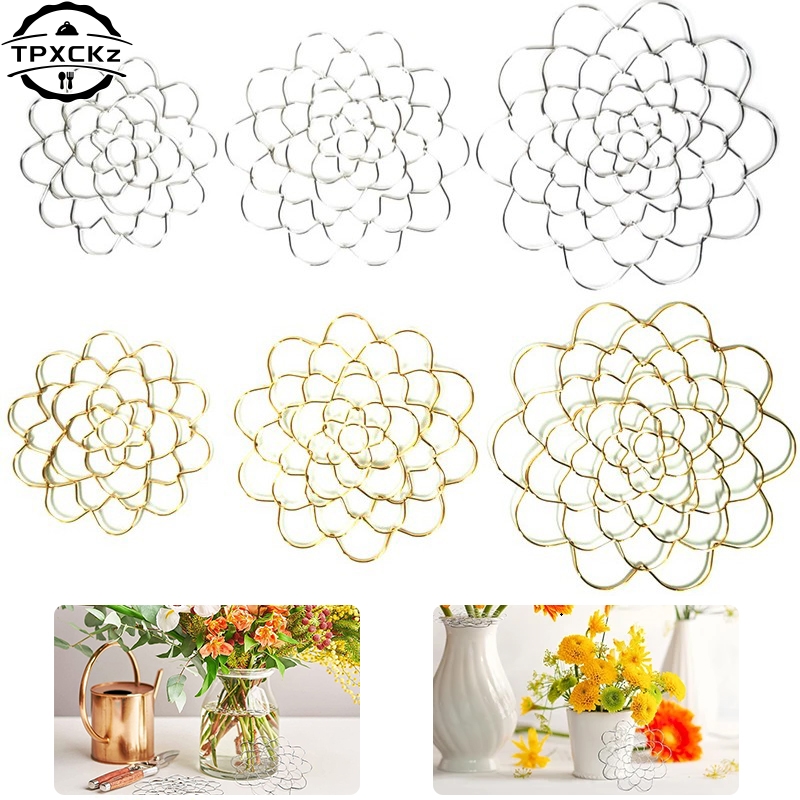 Ikebana Vase Kenzan - ที่ยึดก้านดอก ikebana แบบเกลียวสำหรับแจกันดอกไม้ที่ใส่ก้านแบบเกลียวสำหรับตกแต่งแจกันบ้านดอกไม้