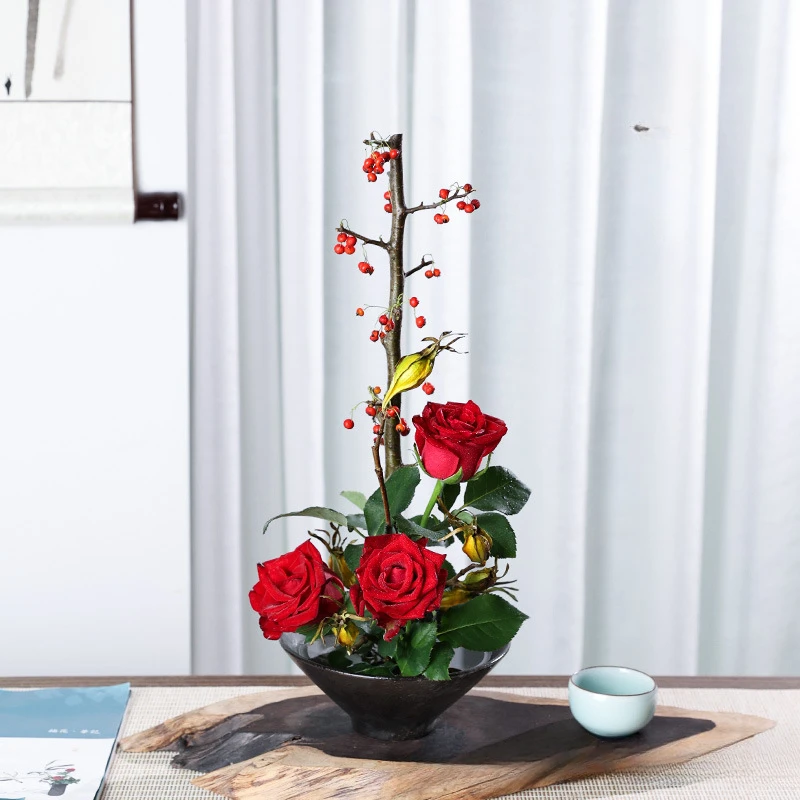 กบญี่ปุ่นแจกันเซรามิคช่อดอกไม้ - Ikebana Vase Kenzan บทวิจารณ์และราคา
