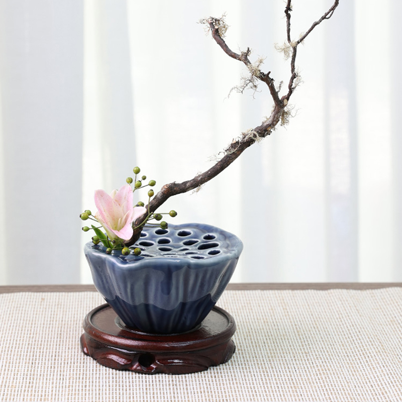 สไตล์ญี่ปุ่น Ikebana ผู้ถือเซร - Ikebana Vase Kenzan บทวิจารณ์และราคา