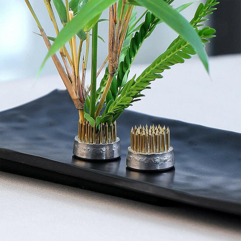 รอบ Ikebana ดอกไม้กบปะเก็น Art - Ikebana Vase Kenzan บทวิจารณ์และราคา