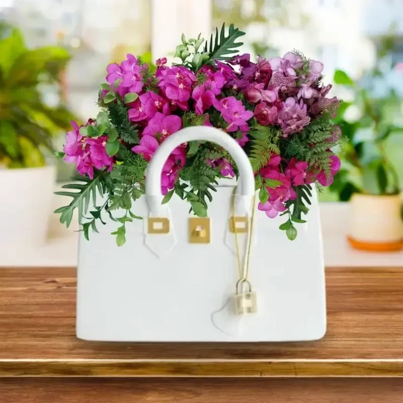กระเป๋าแจกันดอกไม้ดอกไม้แห้งหม - Ikebana Vase Kenzan บทวิจารณ์และราคา