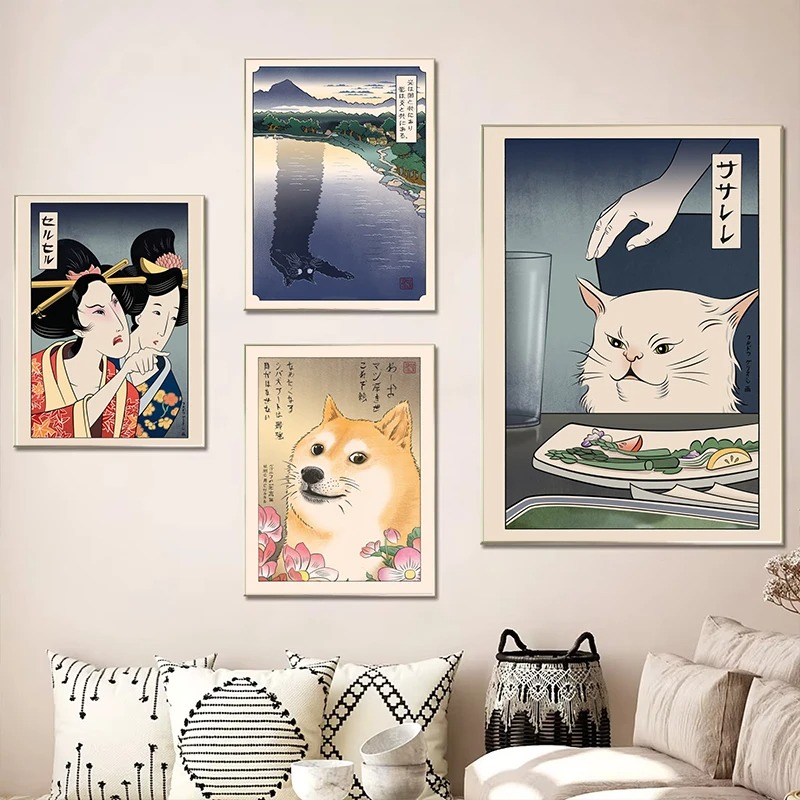 ญี่ปุ่น Ukiyoe สไตล์โปสเตอร์พิ - Japanese Lifestyle At Home บทวิจารณ์และราคา