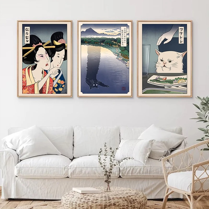 ญี่ปุ่น Ukiyoe สไตล์โปสเตอร์พิ - Japanese Lifestyle At Home บทวิจารณ์และราคา