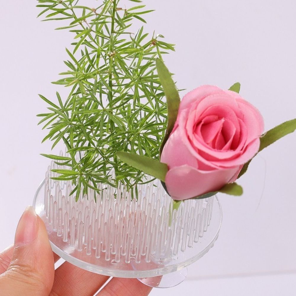 ฐานรองก้านดอกไม้แบบใส 1/3 ชิ้น - Ikebana Vase Kenzan บทวิจารณ์และราคา