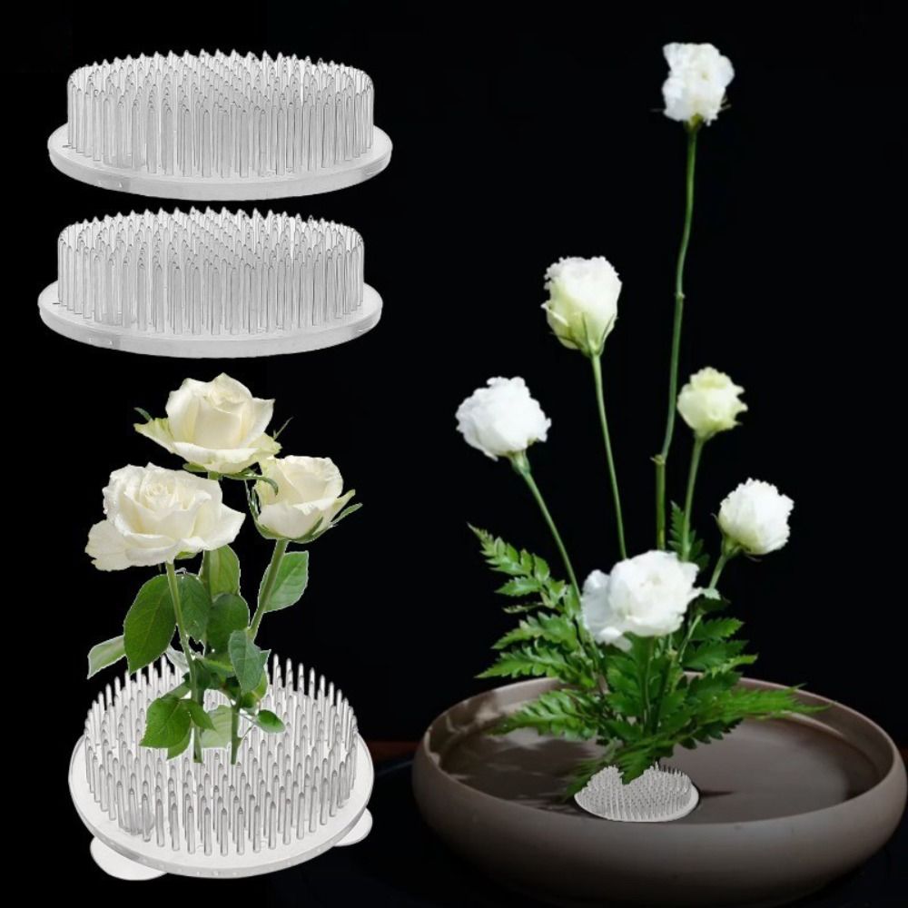 ฐานรองก้านดอกไม้แบบใส 1/3 ชิ้น - Ikebana Vase Kenzan บทวิจารณ์และราคา